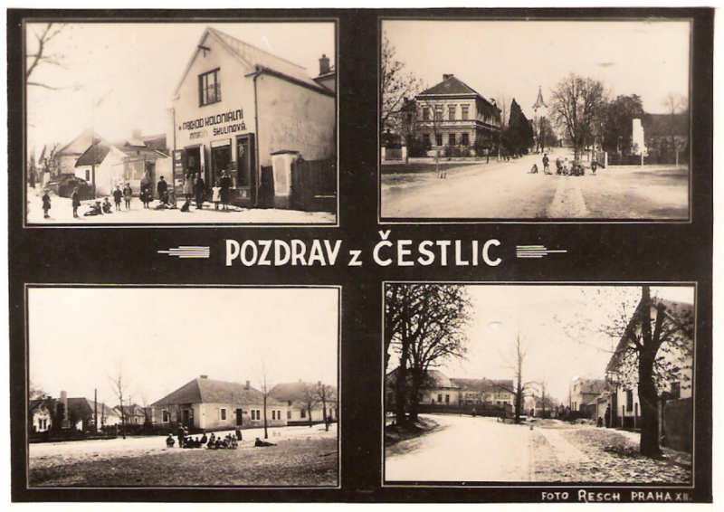 Čestlice - pohlednice